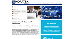 Desktop Screenshot of noratek.com